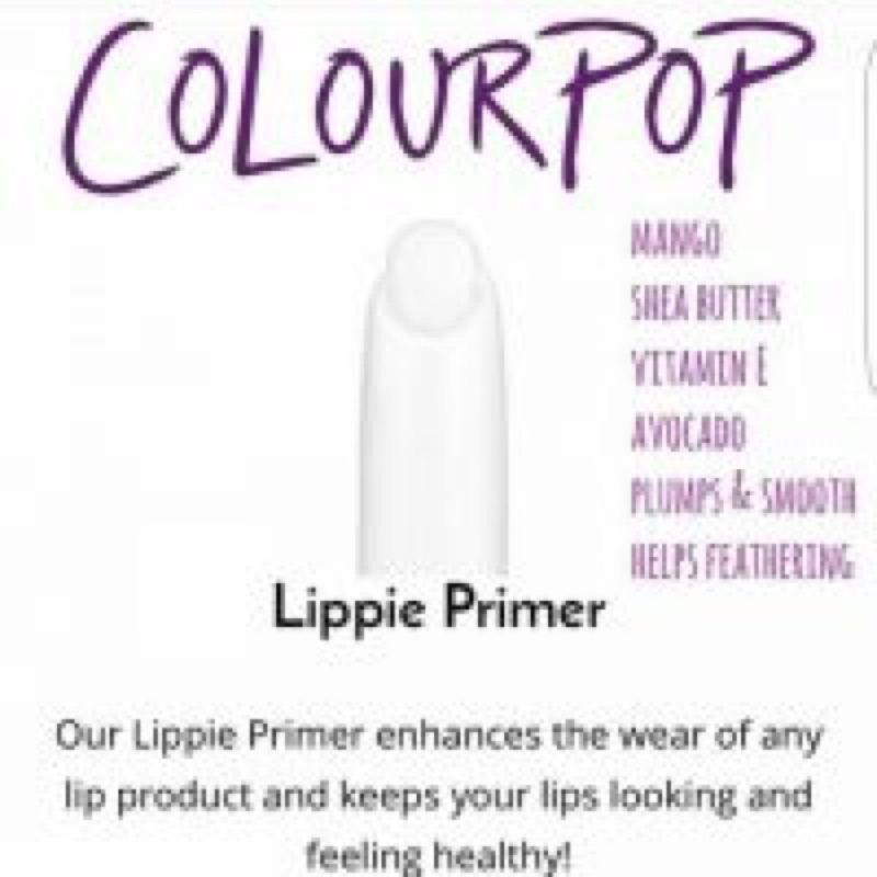 （現貨）Colourpop lippie primer 護唇打底 媲美mac專櫃 顯色 撫平唇紋 黃小米推薦！