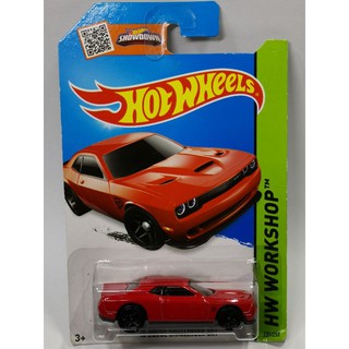 風火輪 Hotwheels 235 Dodge Challenger SRT 挑戰者 2015 初版 紅色 全新如圖