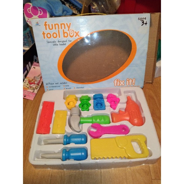 funny tool box/12件工具套裝組/工具玩具/工具