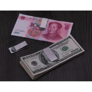 Z-009 加厚不鏽鋼錢夾 (限時特價) 發票夾 卡夾 票據夾 零錢夾 資料夾 創意鈔票夾 精巧實用 便攜設計 簡約大氣