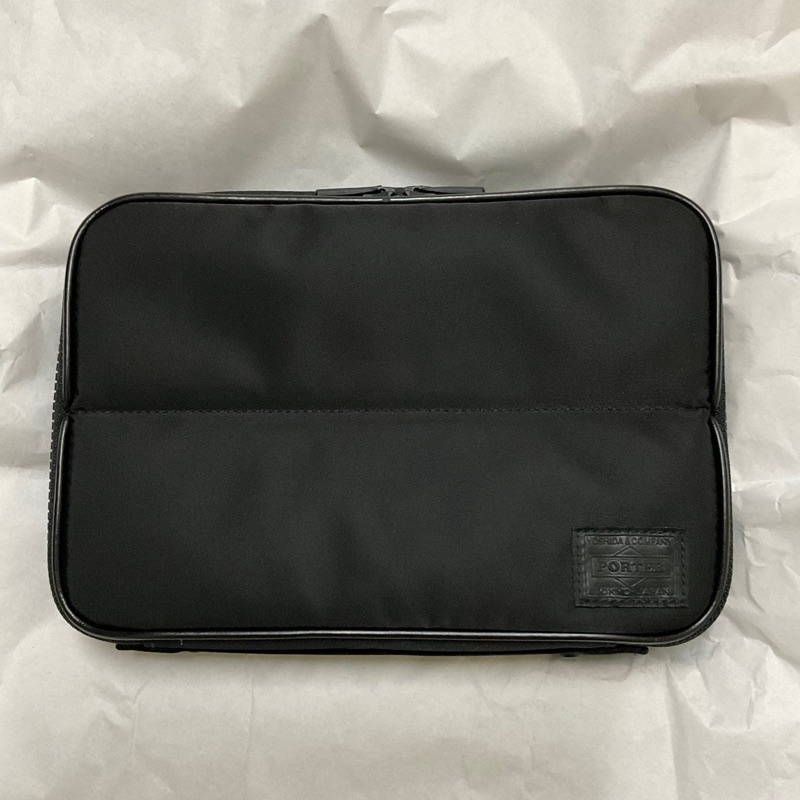美品 Porter option 黑色 iPad mini 5 6 64g 平板包 收納包 手拿包 側背包 配件包 絶版