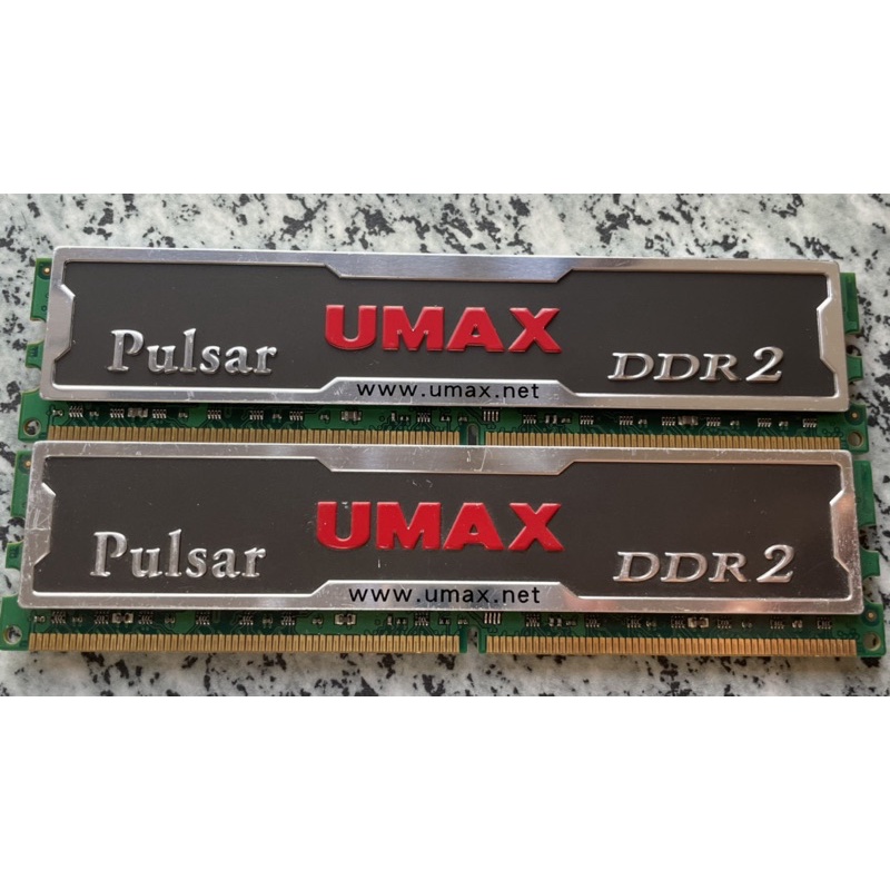 UMAX DDR2-800Dual Set- MUSTARDSEED DCDDR2-2GB-800