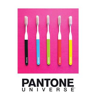 【出清】美國 Kikkerland PANTONE 5色軟毛牙刷(5入)