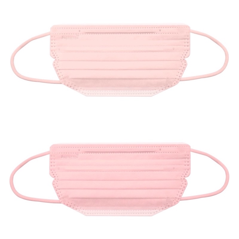 香港品牌Protector 口罩 V Shape Mask 完美V-Shape粉色系列 五片一組 獨立單片包裝