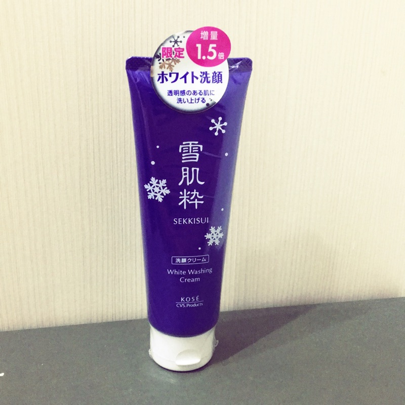 日本7-11限定 kose 雪肌粹涼白保濕洗面乳 120g（增量1.5倍）
