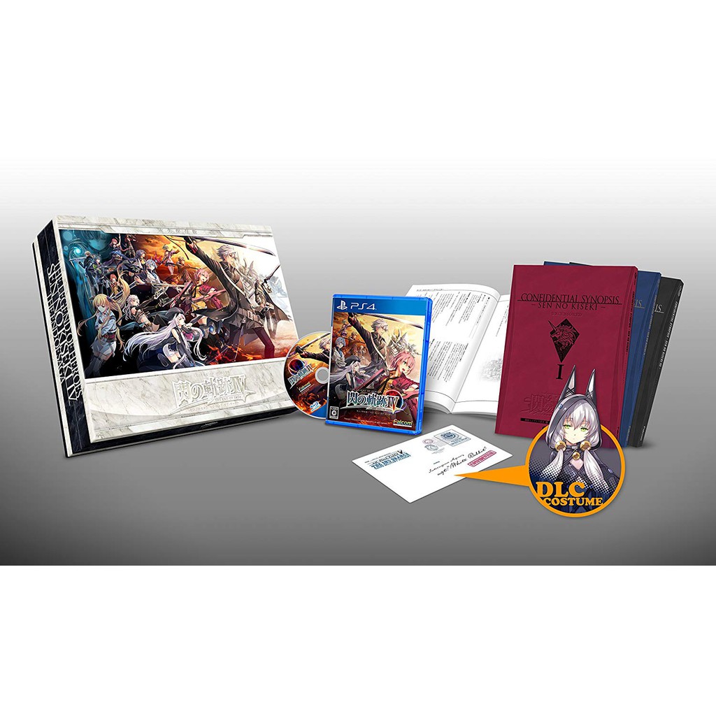 全新現貨含特典 Ps4 英雄傳說閃之軌跡iv 閃之軌跡4 永久保存版純日限定