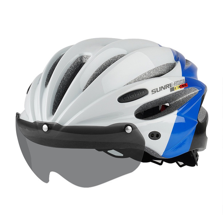 自行車頭盔半盔山地車速降越野頭盔夏季磁吸式風鏡全地形騎行頭盔 自行車安全帽 腳踏車安全帽 單車安全帽 安全帽