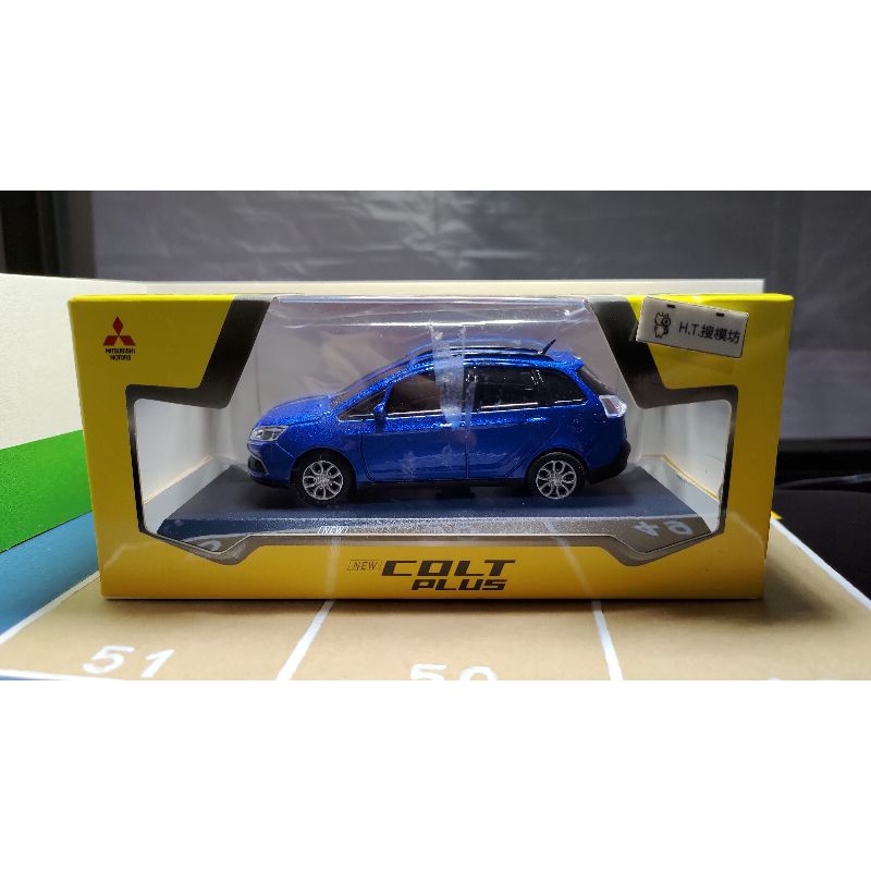 ［ℍ.𝕋.搜模坊］全新未拆盒 1/43 三菱 COLT PLUS 模型車 藍色＆紅色