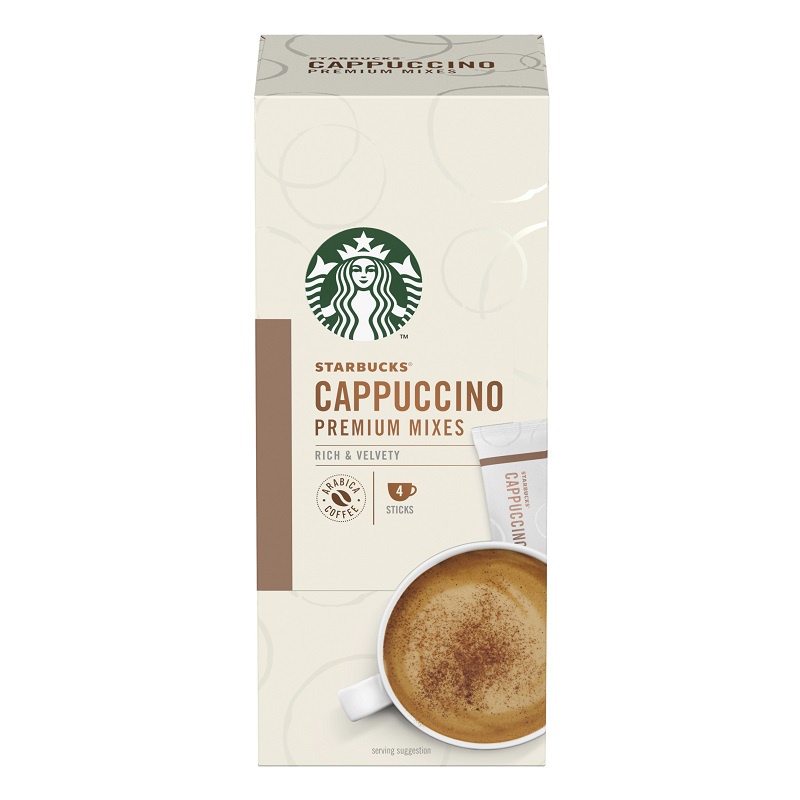 Starbucks星巴克 特選系列-卡布奇諾咖啡 14g x 4包【家樂福】