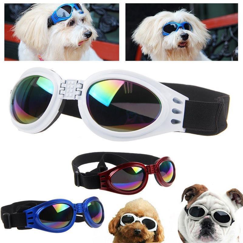 5 色可折疊寵物狗眼鏡大型狗寵物眼鏡寵物眼鏡防水狗保護護目鏡紫外線太陽鏡