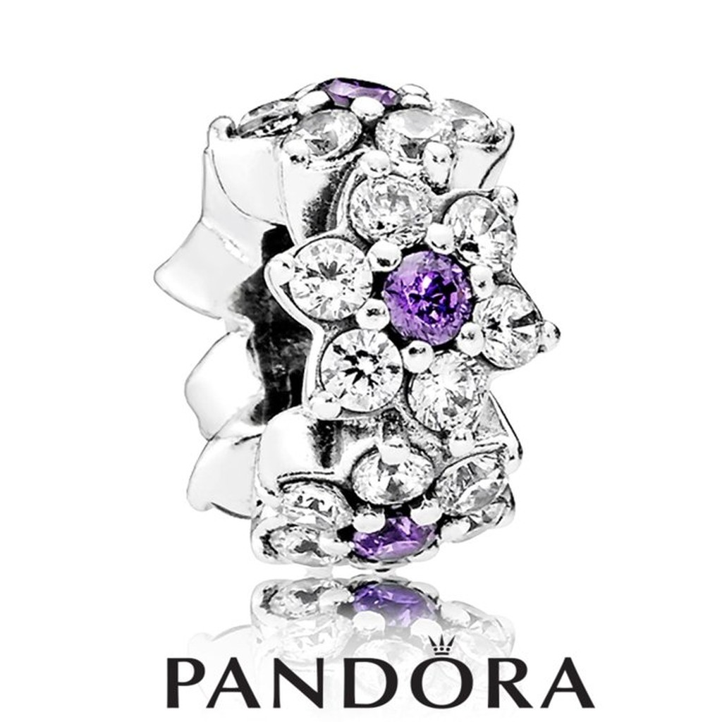 金永珍珠寶鐘錶* 2016最新春款 PANDORA 潘朵拉 原廠真品 白紫鑽隔圈*