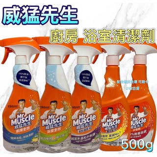 現貨 可刷卡 蝦皮代開發票［531133］scjohnson莊臣 威猛先生 廚房清潔劑 浴室清潔劑 500g