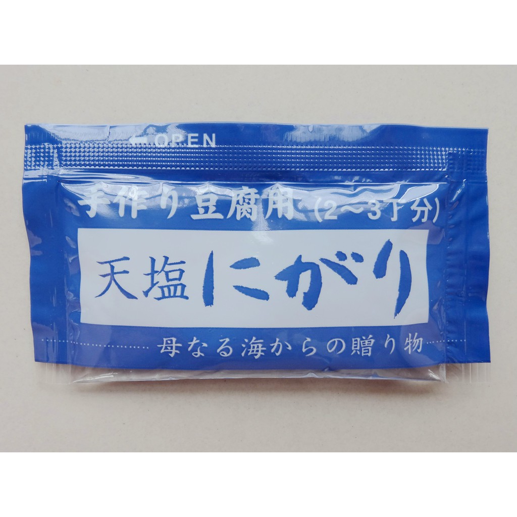 &lt;米麴本舖&gt; (現貨) 日本天日塩田 赤穗 天塩 鹽滷 塩滷 鹽鹵 手工豆腐好幫手 方便包12.5ml 2-3丁豆腐使用