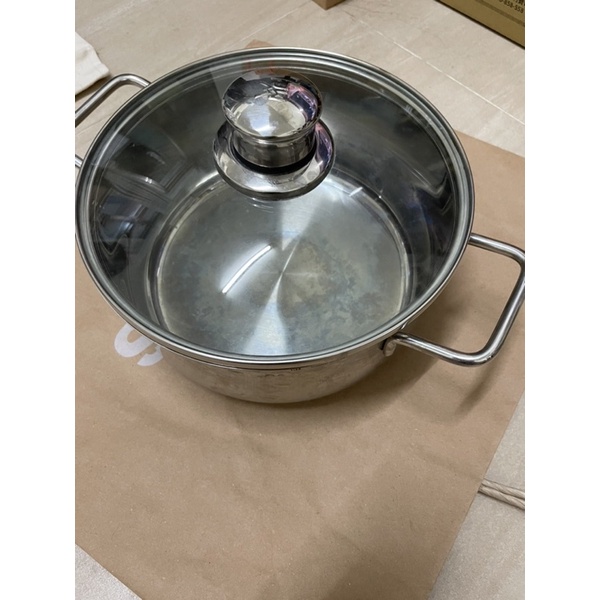 WMF 20cm雙耳湯鍋 不鏽鋼湯鍋