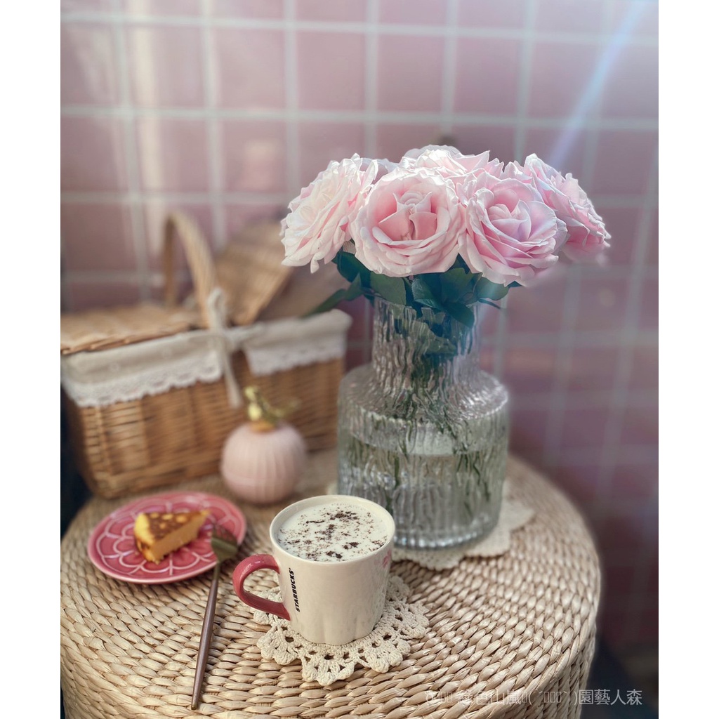 小花瓶玻璃花瓶迷你花瓶mini 凍冰川花瓶矮玻璃透明插花玫瑰水養鮮花餐桌擺件thps 蝦皮購物