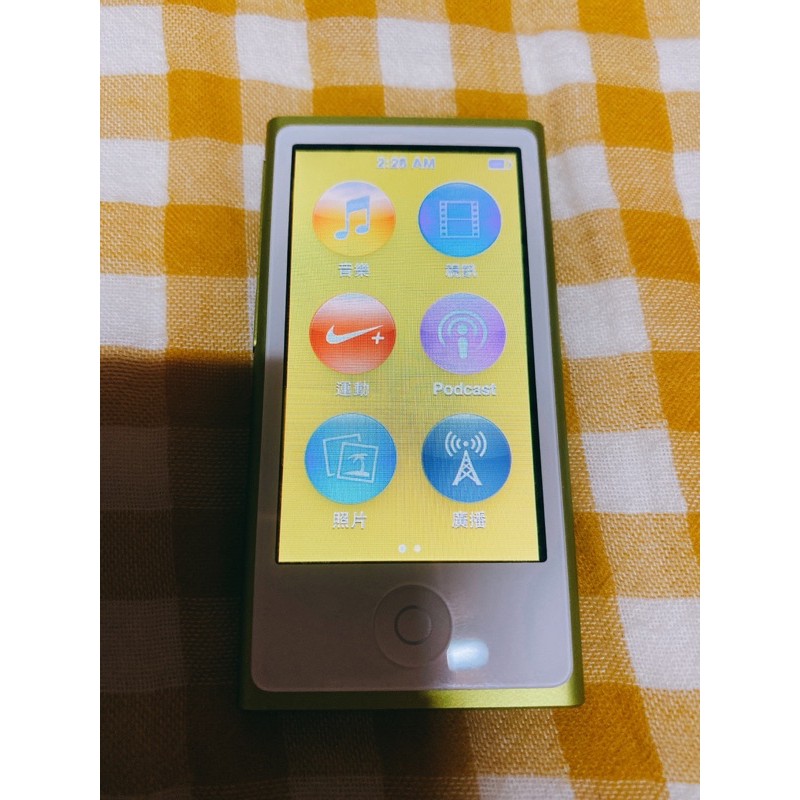 全新ipod nano7金黃色~無盒