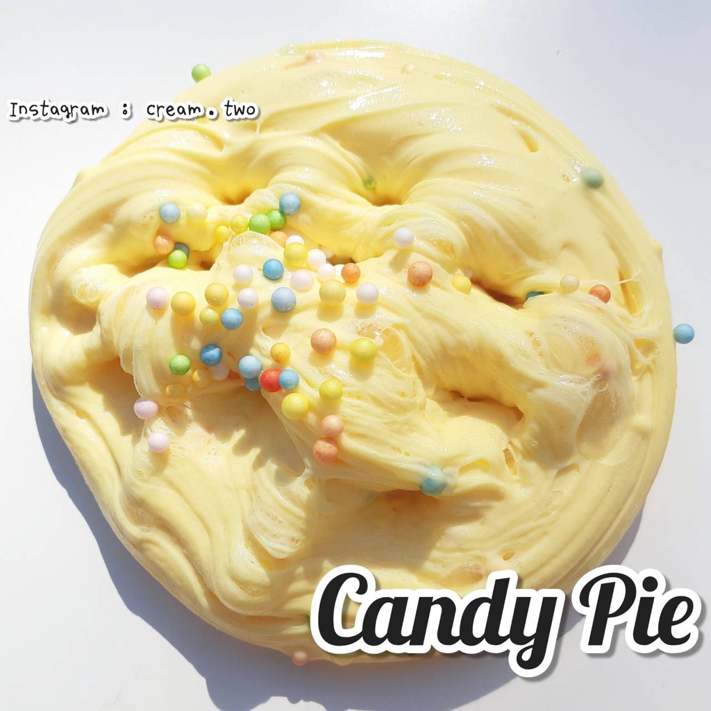 🍬糖果派Candy Pie| 史萊姆 Slime 紓壓 彩色粒粒 黏土玩具 100ml 奶油兔史萊姆🐰