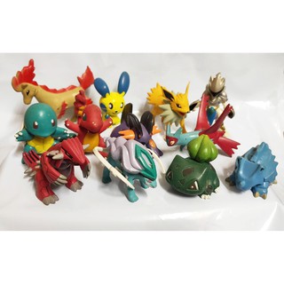 二手年代物 大款 任天堂 TOMY 寶可夢 神奇寶貝公仔 12入 不挑款 模型 皮卡丘 動漫 周邊