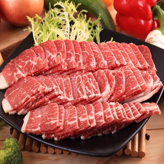 【料里長】美國安格斯牛梅花燒肉片(500g/包)-牛肉/烤肉/燒烤肉片