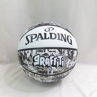 SPALDING 斯伯丁 SP 塗鴉系列 七號籃球 橡膠籃球 SPA40591 街頭黑白【iSport商城】