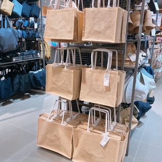 台灣公司貨 🇯🇵 無印良品 ❤️ MUJI 代購 黃麻購物袋 B5 A4 A3 A6 手提袋 環保袋 購物袋