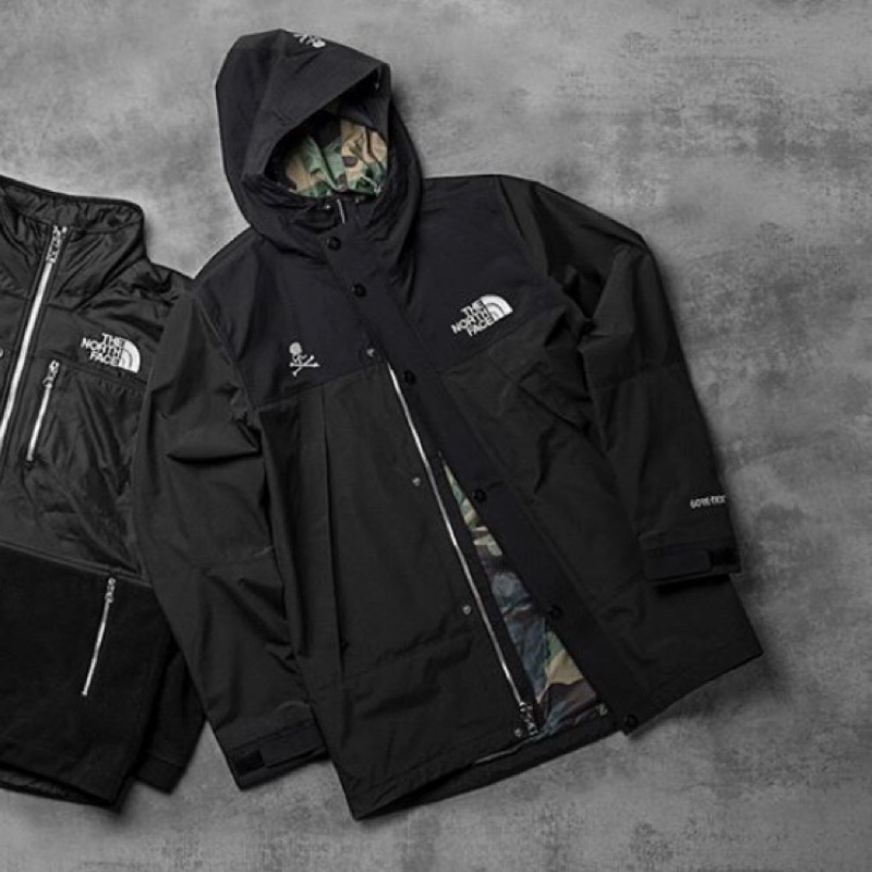 The north face x mastermind 聯名GORE-TEX防風外套 美版S二手 台灣公司貨 吊牌都在