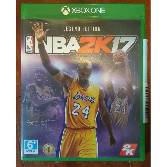 Xbox one《NBA 2K17》kobe 老大 傳奇珍藏版