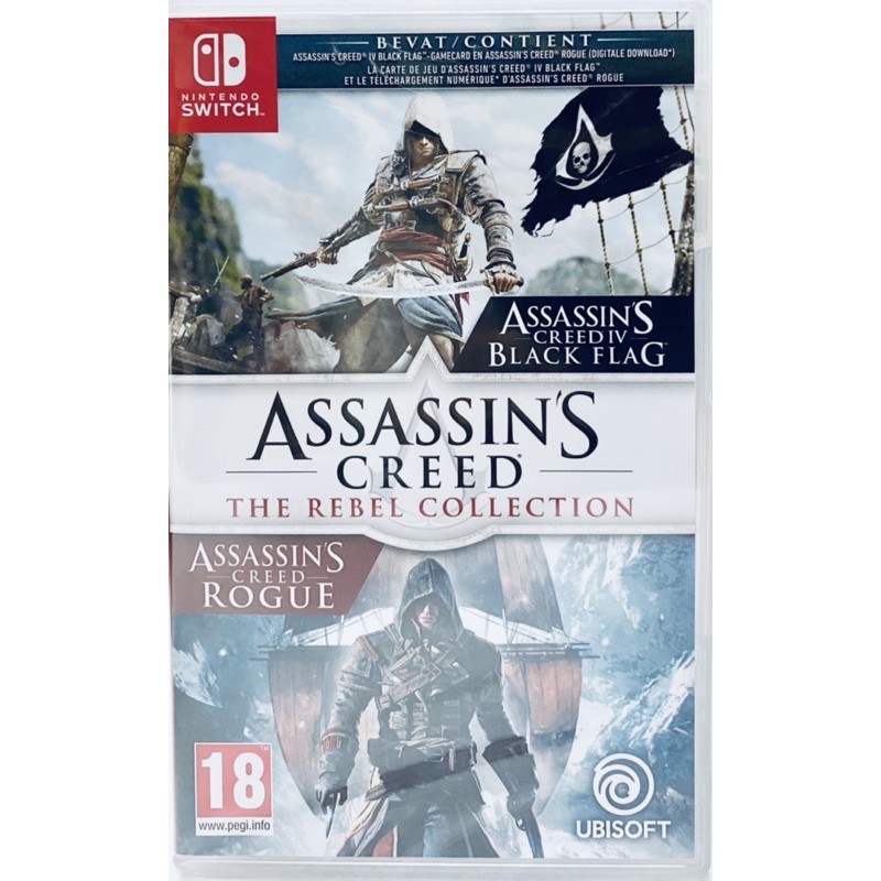 Switch［刺客教條］ 逆命合輯 (黑旗+叛變)、刺客教條3 中文 Assassin’s Creed NS 任天堂