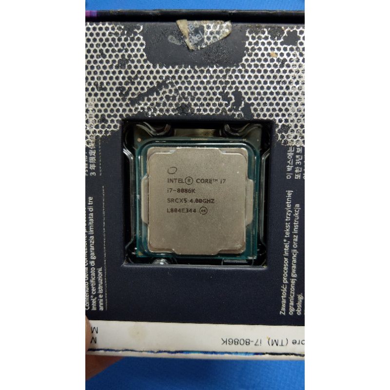 賣8-9代板用1151腳位i7-8086k的CPU(單核比i7-8700 k、i7-9700 k、i9-9900好)