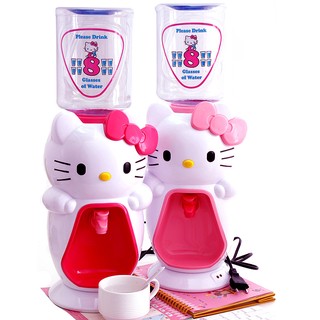 Hello Kitty 凱蒂貓 桌面迷妳飲水機2L卡通粉色 超萌 8杯水可加熱