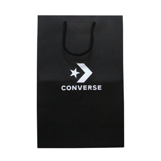 CONVERSE-紙袋 購物袋-000-020-黑色 經典LOGO