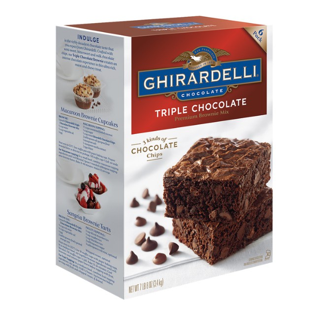 #847909💗好市多線上代購💗Ghirardelli Triple 巧克力 布朗尼 預拌粉 3.4公斤