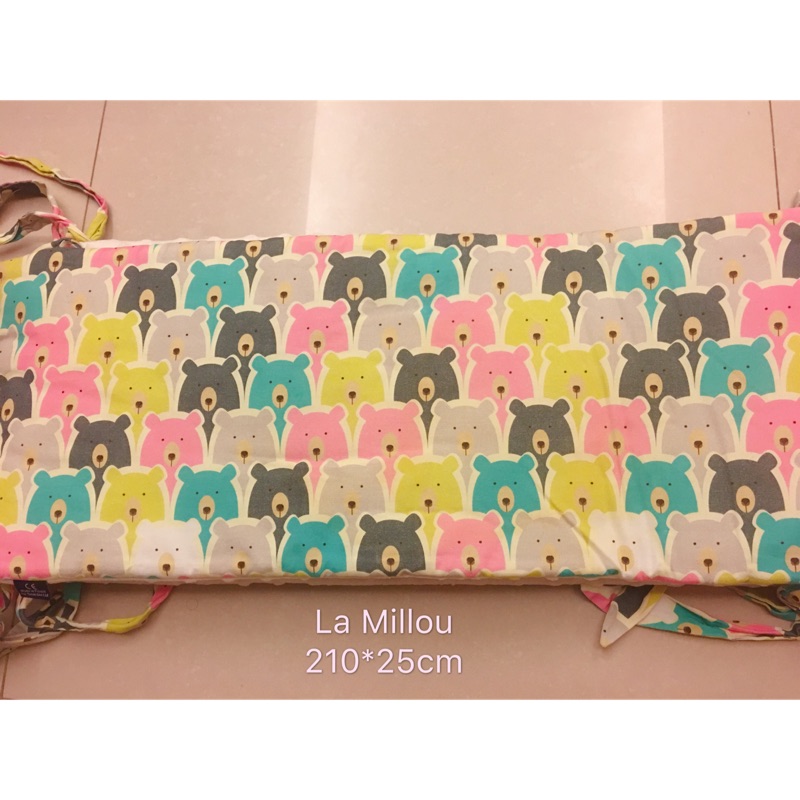 La Millou 歐洲進口拉米洛巧柔豆豆毯彩色軟糖熊系列 床圍