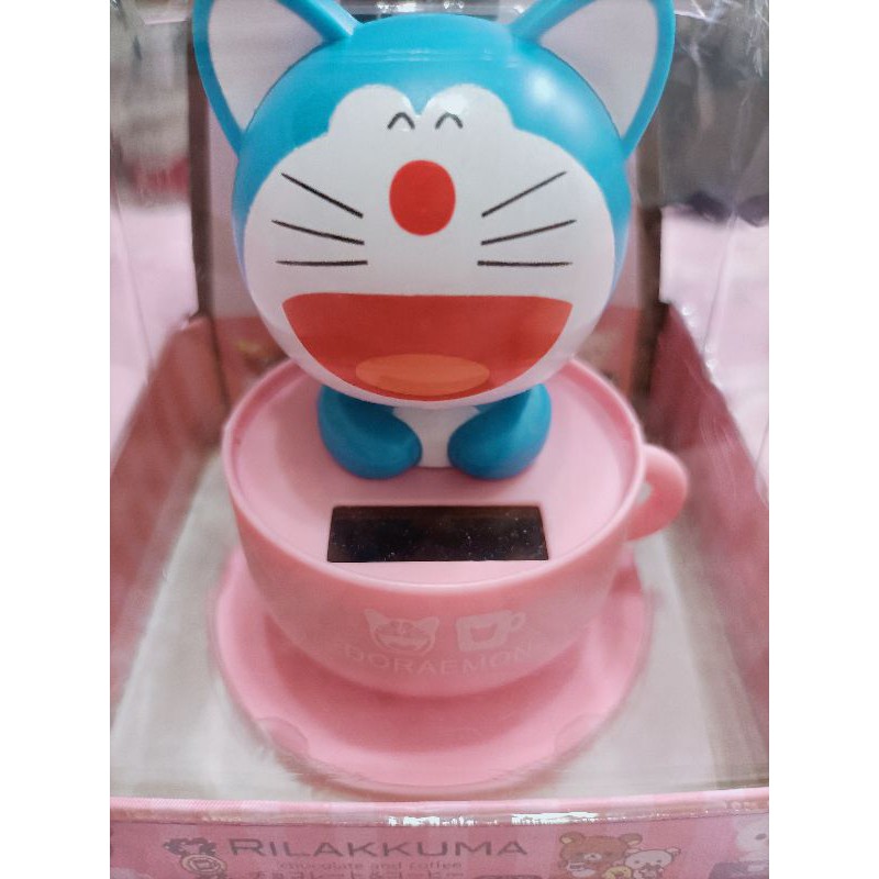 Rilakkuma 哆啦a夢 小叮噹 太陽能搖頭公仔