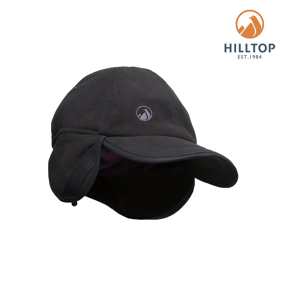 【Hilltop山頂鳥】POLARTEC WINDBLOC防風布料保暖透氣遮耳棒球帽 黑 PH41XXV8ECA0