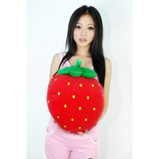 草莓抱枕~立體水果抱枕~立體草莓娃娃~紅色草莓~草莓造型抱枕