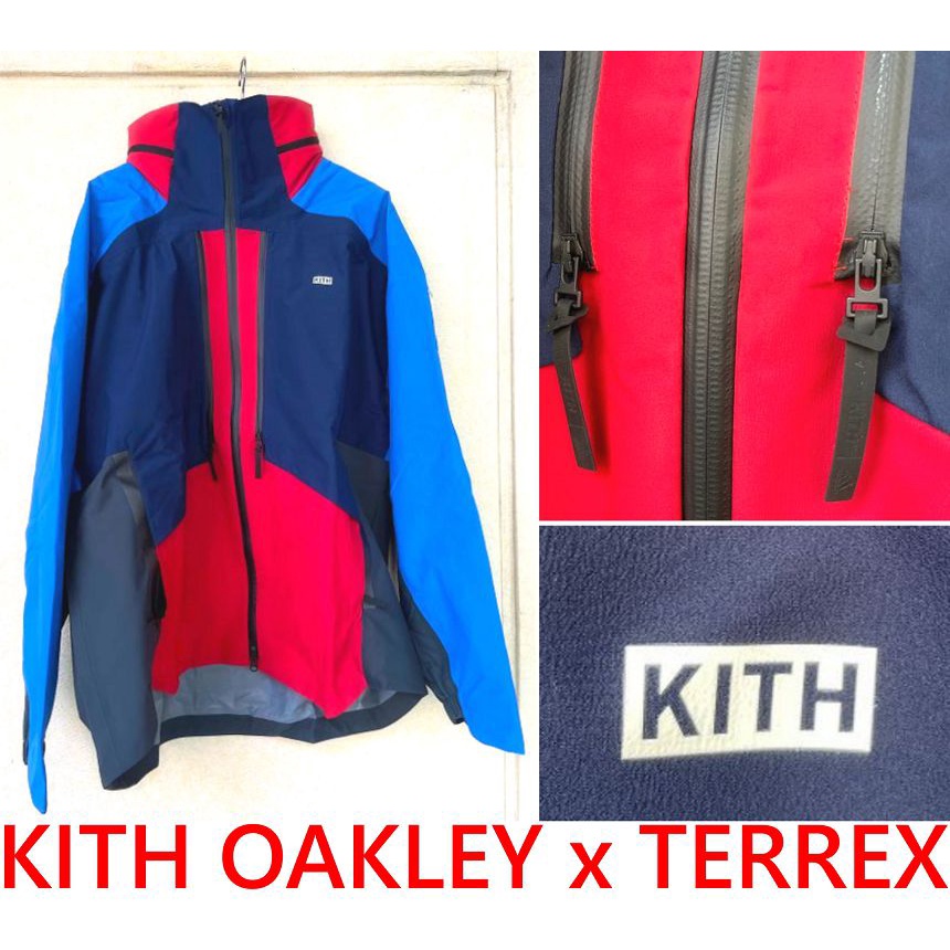 BLACK全新KITH x OAKLEY x TERREXADIDAS聯名GORE-TEX防水防風防雪登山風衣外套夾克