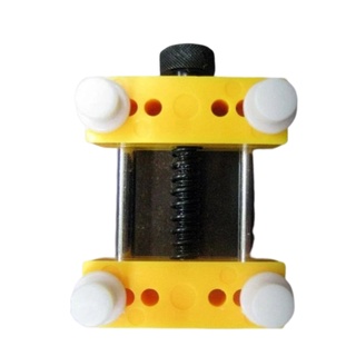 優速達 USTAR 模型工具迷你臺鉗 黃色款 (桌面式簡易臺鉗/手塗上色用夾) 貨號WG63043