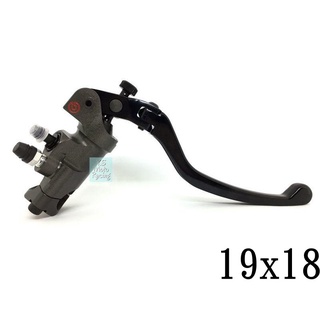 Y.S BREMBO 19x18/19*18 直推CNC總泵/上泵 可折式拉桿(右邊全配)