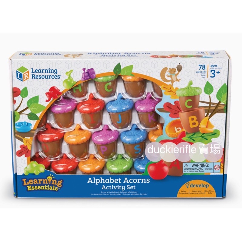 教學資源learning Resources Abc Alphabet Acorns 英文教具幼兒美語啟蒙英文 蝦皮購物