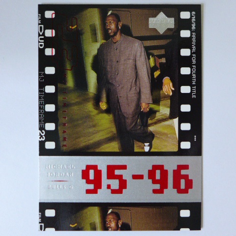 ~ Michael Jordan ~MJ喬丹/籃球之神/空中飛人/黑耶穌 1998年UD.底片設計.紀錄球員卡 ~52