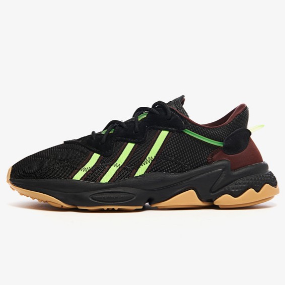 【小八】adidas x Pusha T Ozweego Black 黑綠 FV2484