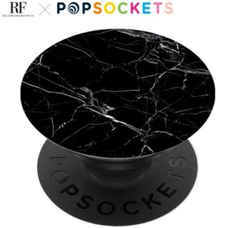 黑大理石【R&F 聯名PopSockets泡泡騷2代PopGrip】美國No.1時尚手機支架