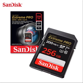 SANDISK 256G Extreme PRO SD UHS-I U3 專業攝影 新版 200MB 高速 記憶卡
