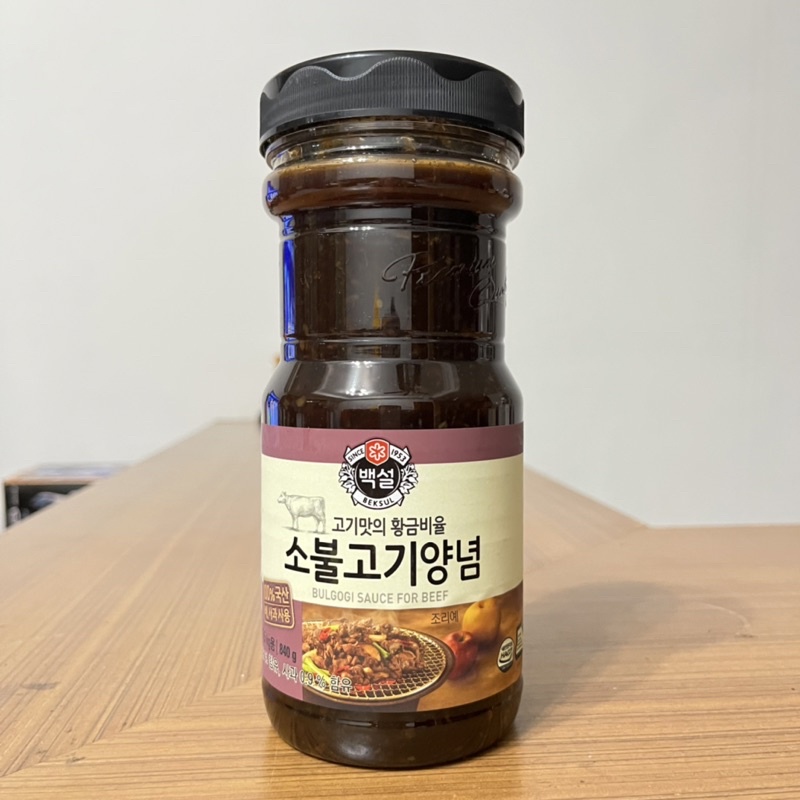 現貨    CJ韓式醃烤醬（原味） 840g  醃肉醬 烤肉醬 韓式料理 含水梨成份  中秋節烤肉必備