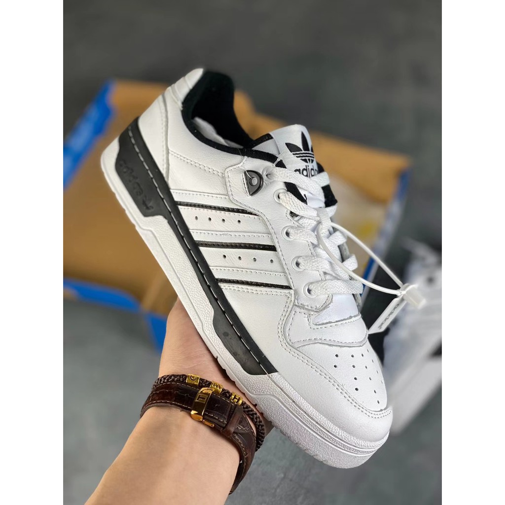 ADIDAS RIVALRY LOW SHOES 男女款兩色黑EE4657 白EE5935 | 蝦皮購物