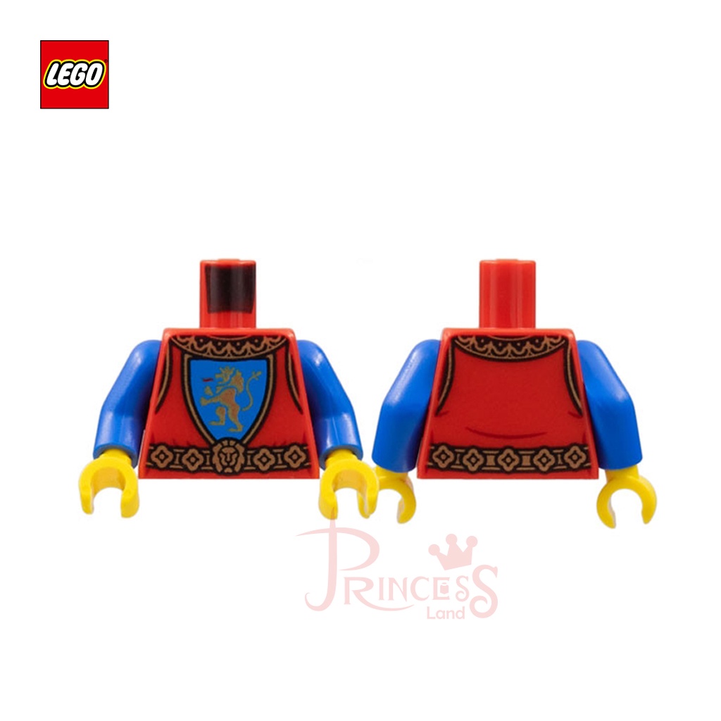 公主樂糕殿 LEGO 樂高 10305 身體 獅子 十字軍 城堡 騎士 藍色 紅色 973pb4841c01 A147