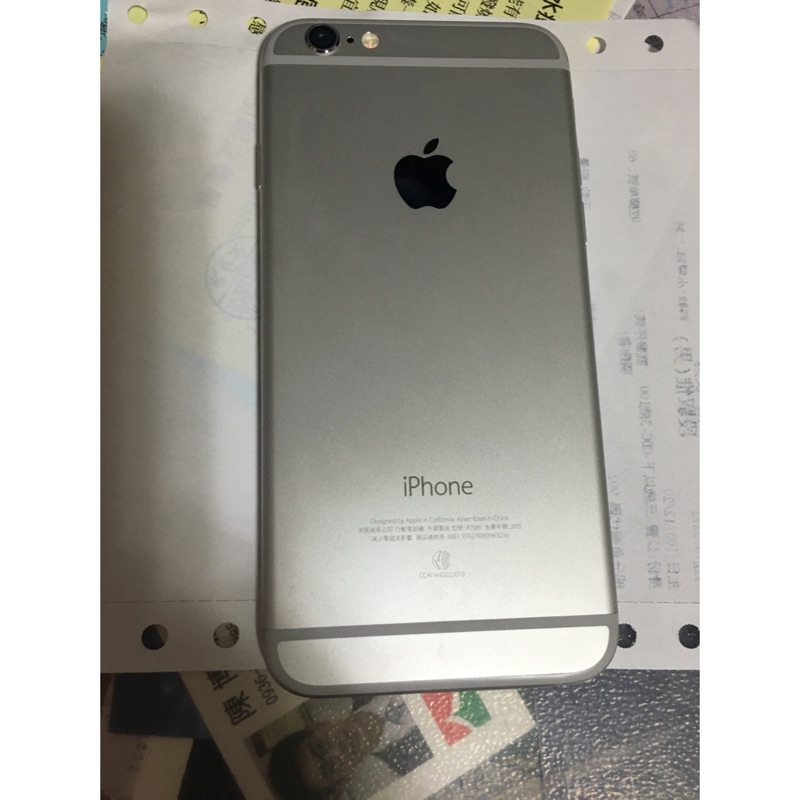 2手蘋果iphone6/16g銀色，無外傷已經過保，單手機