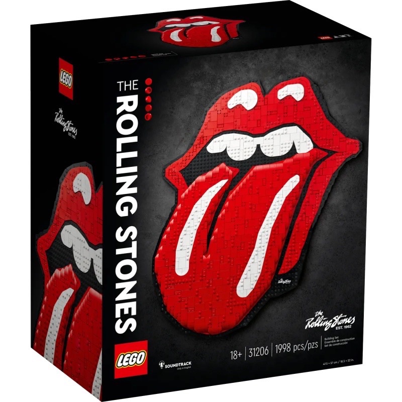 ||一直玩|| LEGO 31206 The Rolling Stones (Art) 馬賽克