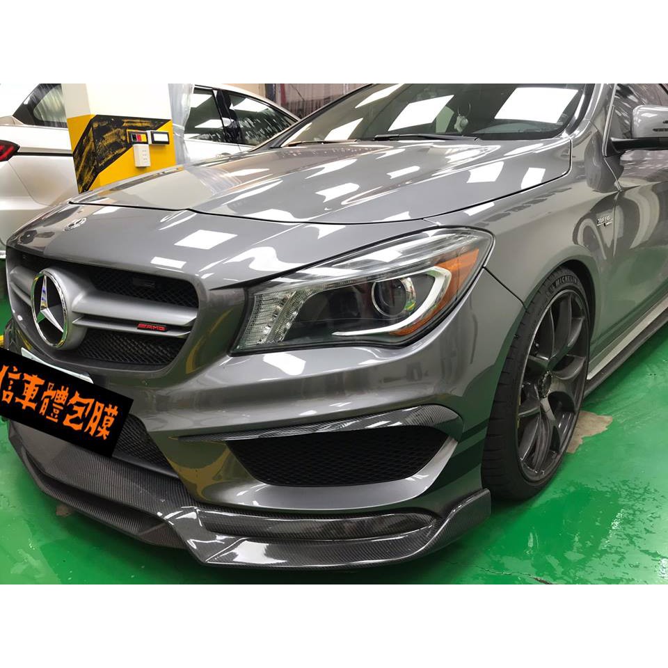 M-Benz CLA45大燈美國STEK TPU犀牛皮自動修復保護膜包膜